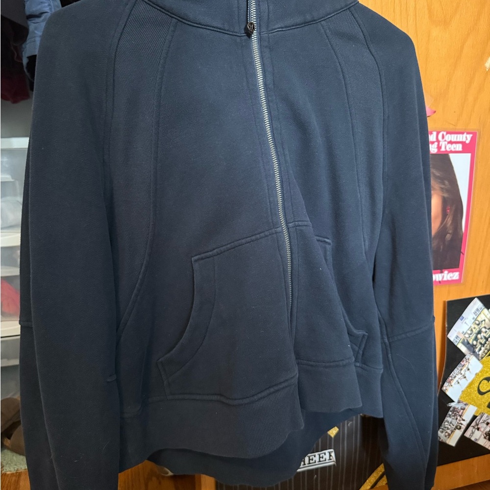Lululemon Scuba Full Zip Jacket in Navy